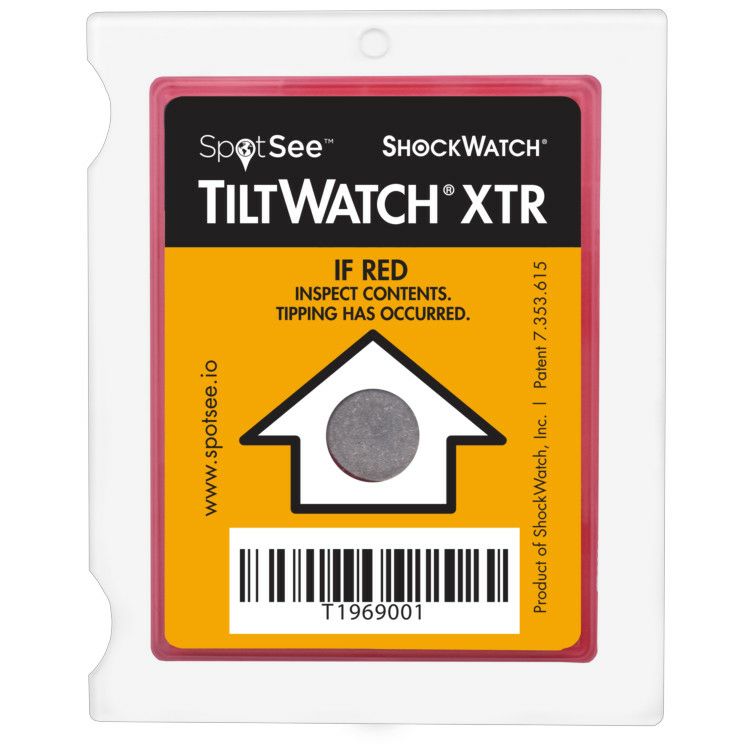 ティルトウォッチ・転倒・横積み検知シール